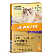 Buy Advocate for Cats - Flea,  Tick & Worm Treatment for Cats