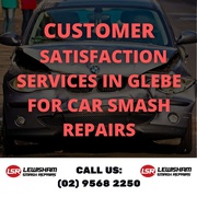 Customer Satisfaction Services in Glebe for Smash Repairs