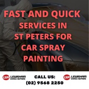 Fast and Quick Services in St Peters for Car Spray Painting