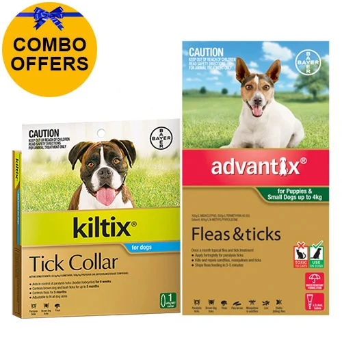 ADVANTIX + KILTIX COLLAR FOR DOGS – TOPICAL FLEA & TICK TREATMENT