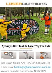 Sydney’s Best Mobile Laser Tag For Kids