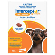 Buy Interceptor Spectrum: Monthly Heartworm Treatment for Dogs