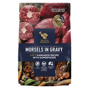 Buy Branded Billy & Margot Adult Morsels in gravy Wild Kangaroo and Su