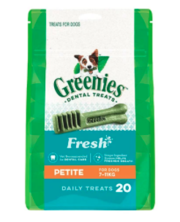 Buy Greenies Fresh Petite for Dogs| Dog Food|Online at Best Price