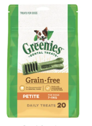 Buy Greenies Grain Free Petite Dog Dental Treat 7-11 kg| Dog Food