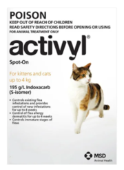 Buy Activyl For Cats - Flea Control & Tick Treatment for Cats