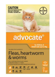 Buy Advocate for Cats - Flea,  Heartworm and Intestinal Worm Treatment 