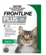 Buy Frontline Plus Flea and Tick Control for Cats & Kittens - VetSuppl