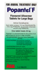 Buy Popantel F Allwormer for Dogs|Pet Care| VetSupply | Online Best