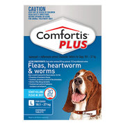 Buy Comfortis Plus Flea,  heartworm,  worming Tablets For Dogs Online - 