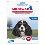 Buy Milbemax for Dogs Worm Control Treatment Online - VetSupply