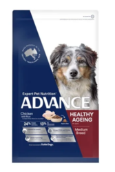 Buy Advance Ageing Medium Breed Chicken with Rice Dry Dog Food