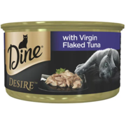 Buy DINE DESIRE with Virgin Flaked Tuna 85 gms 4 pack Online- VetSuppl