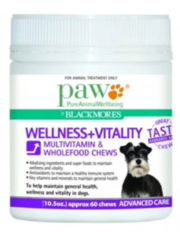 Buy Paw Wellness And Vitality Multivitamin Chews Online - VetSupply 