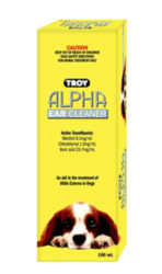 Buy Troy Alpha Ear Cleaner 100mL For Dogs Online - VetSupply 