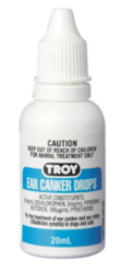 Buy Troy Ear Canker Drops For Dogs and Cats Online - VetSupply 