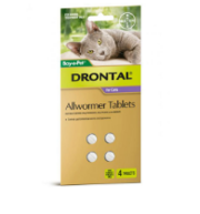 Buy Drontal Allwormer Tablets For Cats Online - DiscountPetCare