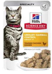 Buy Hills Science Diet Adult Cat Urinary Hairball Control Chicken 