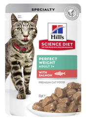 Buy Hills Adult Perfect Weight Salmon Cat Food-VetSupply