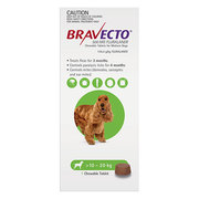 Bravecto for Medium Dogs Green Pack | Flea and Tick Treatment