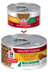 Buy Hills Kitten Healthy Cuisine Chicken & Rice Medley Canned