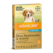 Advocate for Medium Dogs  | Flea,  Tick and Heartworm Treatment