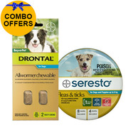 Buy Seresto Collar + Drontal Allwormer For Dogs Online