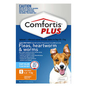 Buy Comfortis Plus for Small Dogs Orange Pack|Flea and Heartworm 