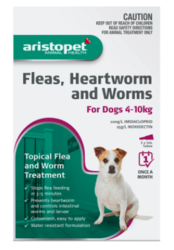 Buy Aristopet Spot Treatment for Dogs 4 to 10 kg Purple Pack