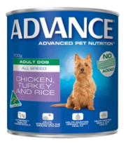 Buy  Advance Adult Dog All Breed with Chicken,  Turkey & Rice Cans