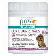 Buy PAW Coat,  Skin & Nails Multivitamin Chews For Dogs Online