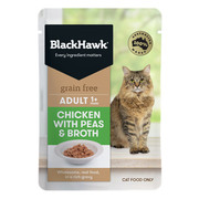 Buy BlackHawk Cat Chicken With Peas & Broth | Dry & Wet Food Online