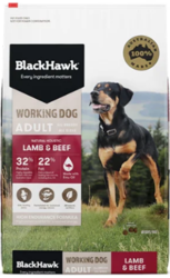 Buy BLACK HAWK Dry Dog Food Adult Working Dog Lamb And Beef  