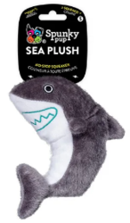 Buy Spunky Pup Sea Plush Shark Dog Toy Online-VetSupply