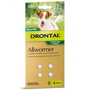 Buy Drontal Wormer Tablets for Small Dogs and Puppies Green Pack