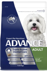 ADVANCE Triple Action Dental Care Small Adult Dry Dog Food-VetSupply