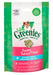 Buy Greenies Feline Dental Treats Salmon Flavour for Cats 60g |Dental 