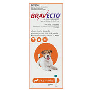 Buy Bravecto Spot On For Small Dogs 4.5-10 Kg Orange | DiscountPetCare