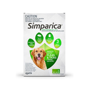 Buy Simparica Chewables for Large Dogs 20.1 - 40kg Green Pack