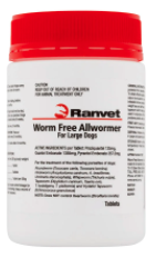 Buy Ranvet Allwormer for Large Dogs |Pets Worm treatment | VetSupply