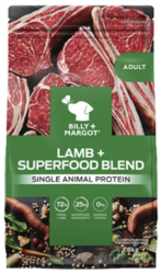 Buy Billy & Margot Adult Lamb and Superfood Dog Food Online-VetSupply