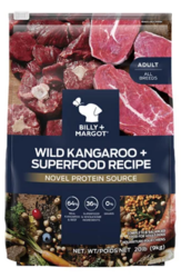 Buy Billy & Margot Adult Wild Kangaroo and Superfood Dog Food Online