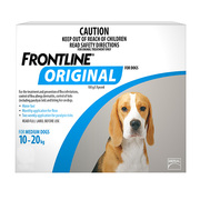 Frontline Original For Medium Dogs 10-20 Kg Blue| DiscountPetCare