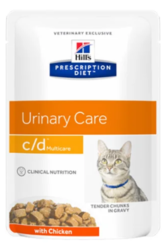 Buy Hill's Prescription Diet c/d with Chicken Cat Wet Pouch Online