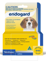 Buy Endogard Wormers for Medium 10kg Yellow Pack |Pet Worm treatment |