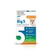 Big 5 Protection Pack For Medium Dogs 5.5-11 Kg Orange