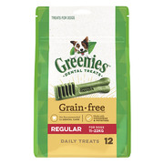 Greenies Grain Free Regular Dog Dental Treats | DiscountPetCare