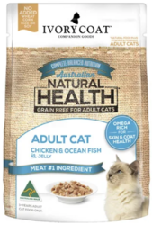 Buy Ivory Coat Cat Adult Grain Free Chicken and Ocean Fish in Jelly