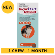 Buy Bravecto 1-month chews for dogs Online-VetSupply