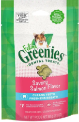 Buy Greenies Feline Savory Salmon Flavor Adult Dental Cat Treats 